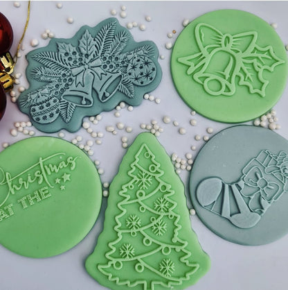 Christmas Tree DeBoss and matching cutter combo image 1
