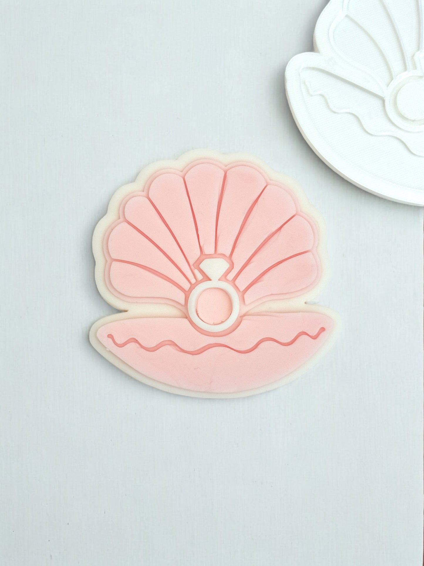 Ring clam- PLA stamp and cutter image 1
