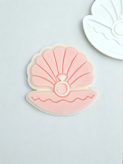 Ring clam- PLA stamp and cutter image 1