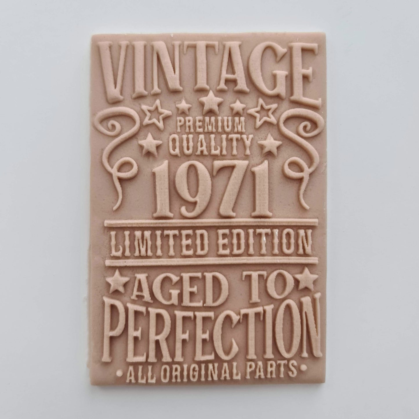 Aged to Perfection - Customizable Deboss & Cutter image 0