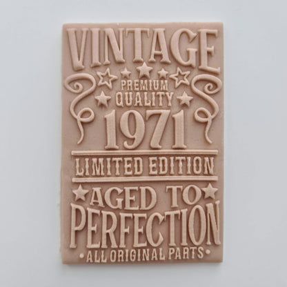 Aged to Perfection - Customizable Deboss & Cutter image 0