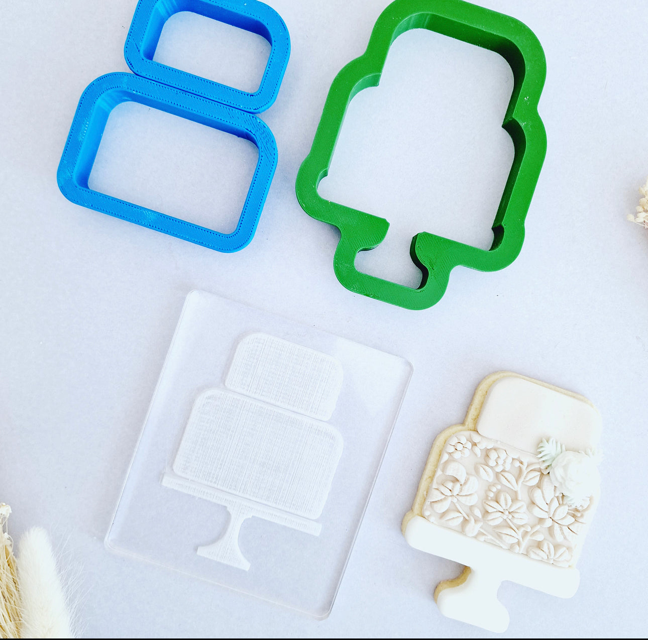 copy of 2 tier Cake - Deboss stamp with matching cutters image 0