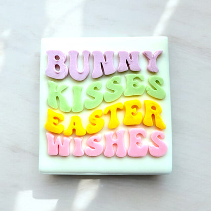 Bunny Kisses  - PLA embosser and matching cutter image 0