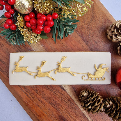 Christmas - Santa on sleigh image 1