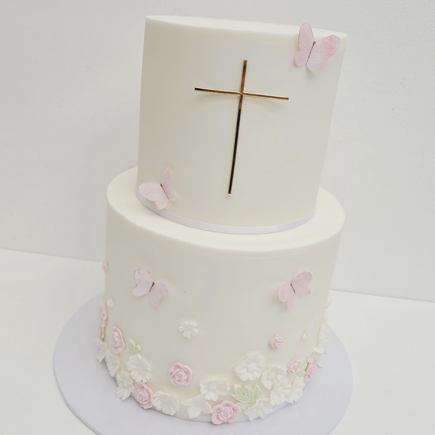 Cross acrylic, cake charm