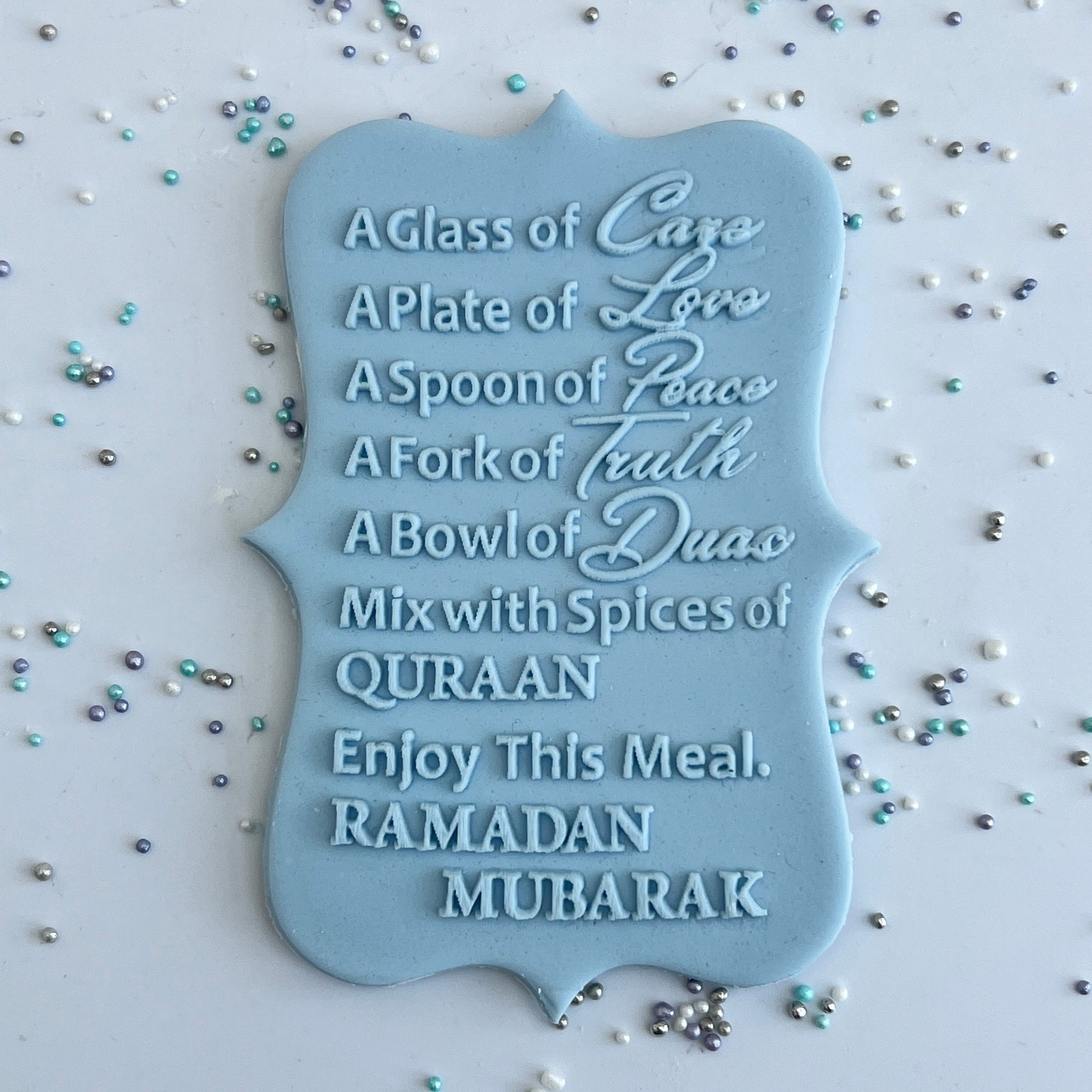 Ramadan Mubarak - A Glass of Care  - DeBoss & Cutter image 0