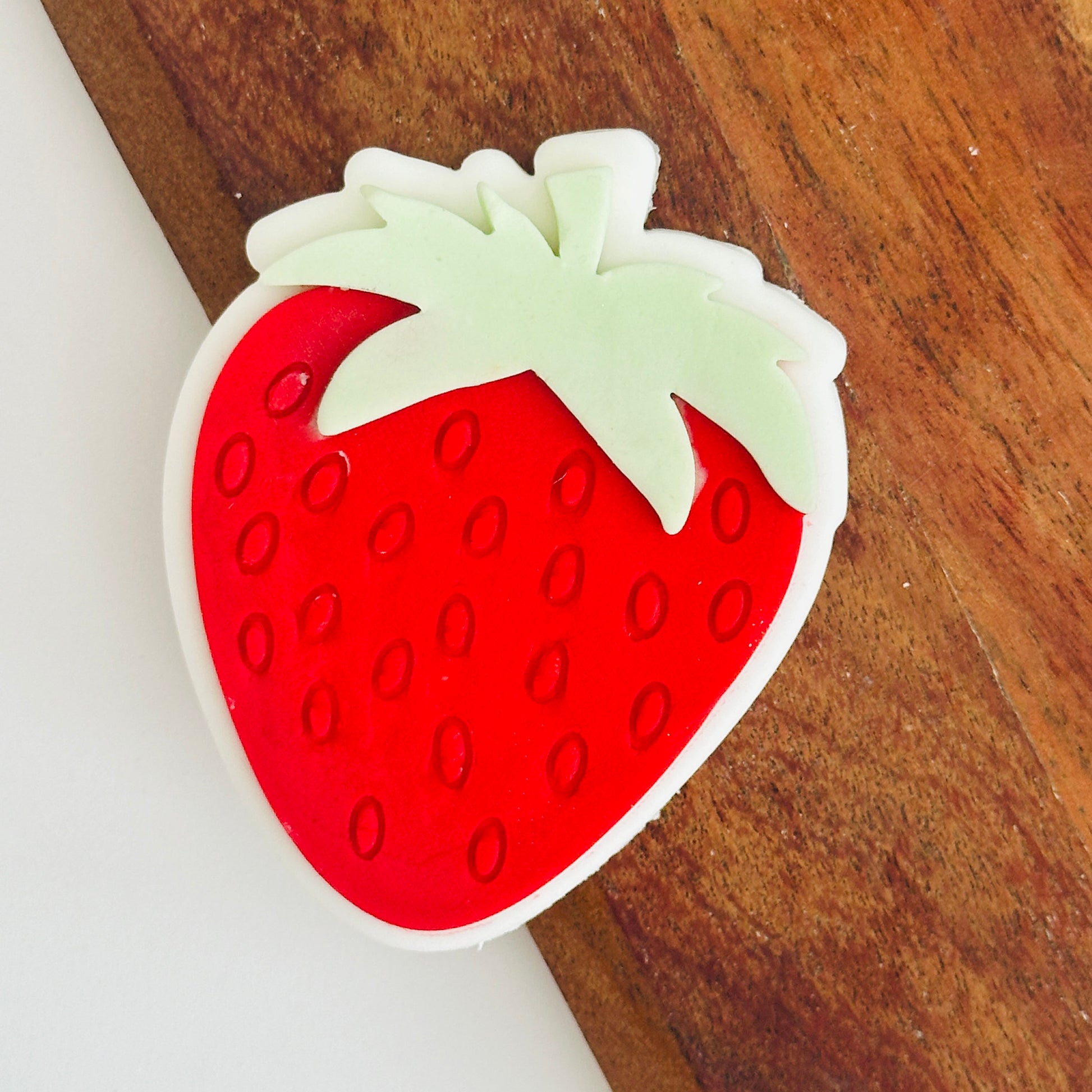 Strawberry - PLA stamp and cutter image 1