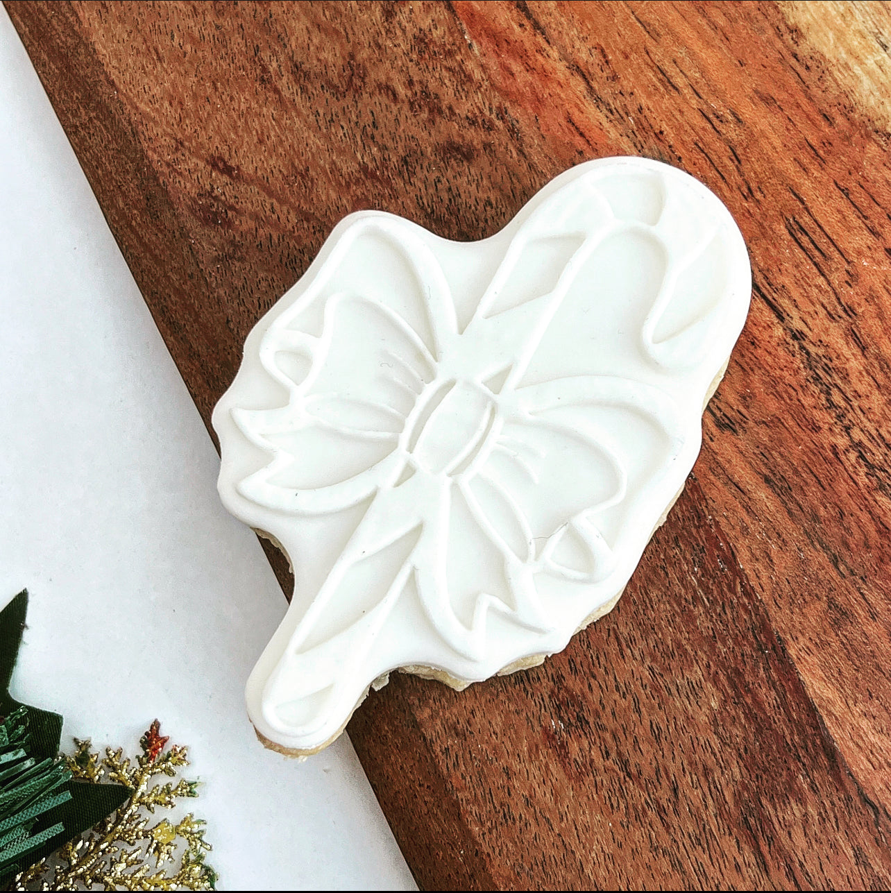 Christmas - Candy cane Deboss and Matching Cutter image 1