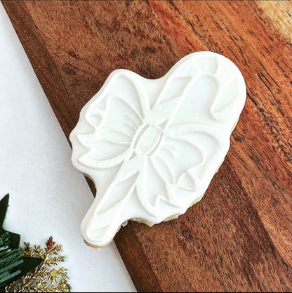 Christmas - Candy cane Deboss and Matching Cutter image 1