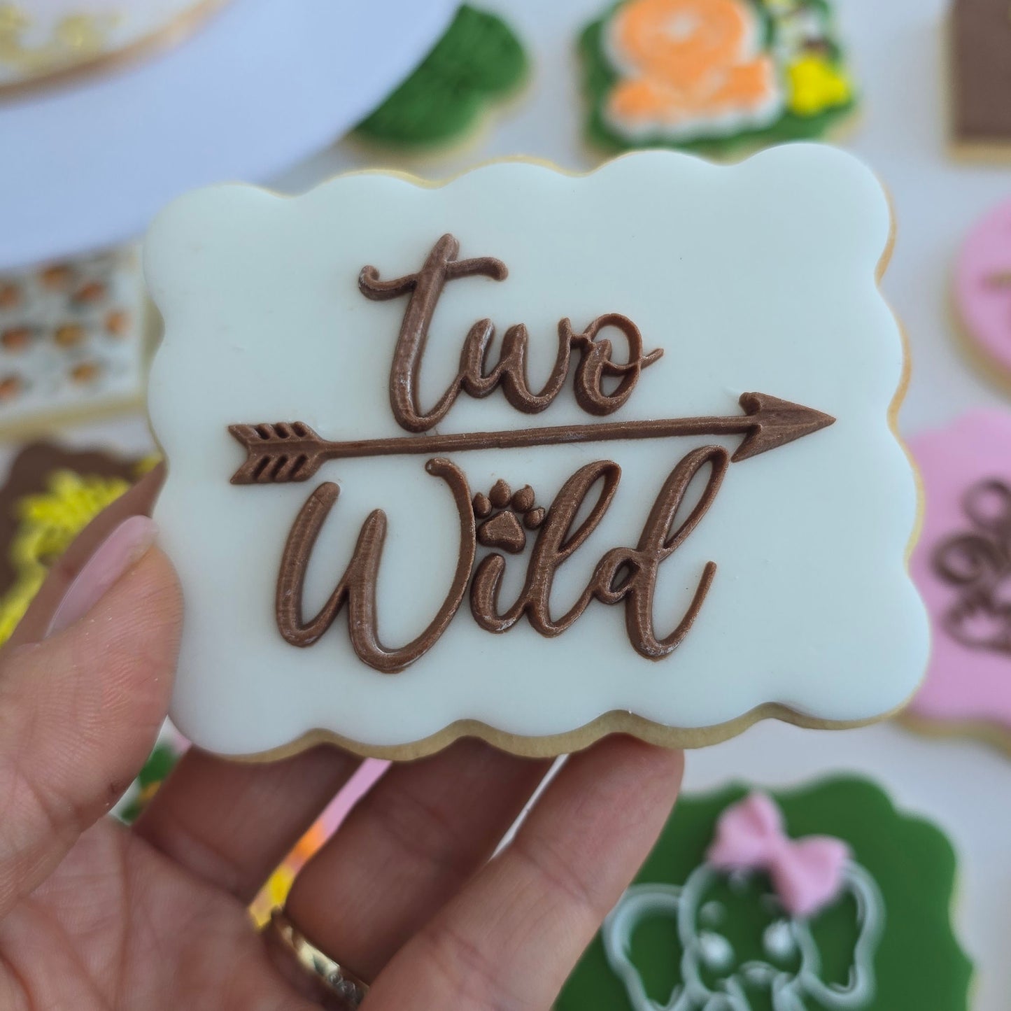 Two Wild - Deboss stamp image 1