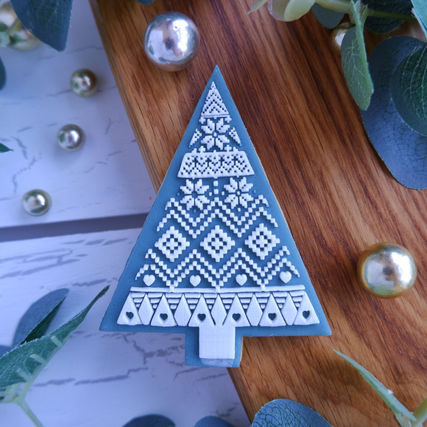 Christmas - Nordic Christmas tree and matching Cutter image 0