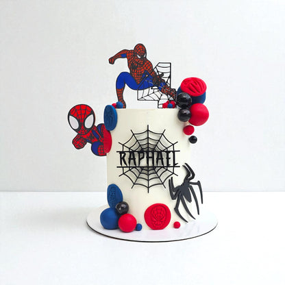 Custom Spider Man Fondant Cookie Stamp and Cutter Set
