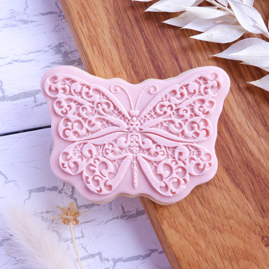 Butterfly - Deboss & Cutter image 1