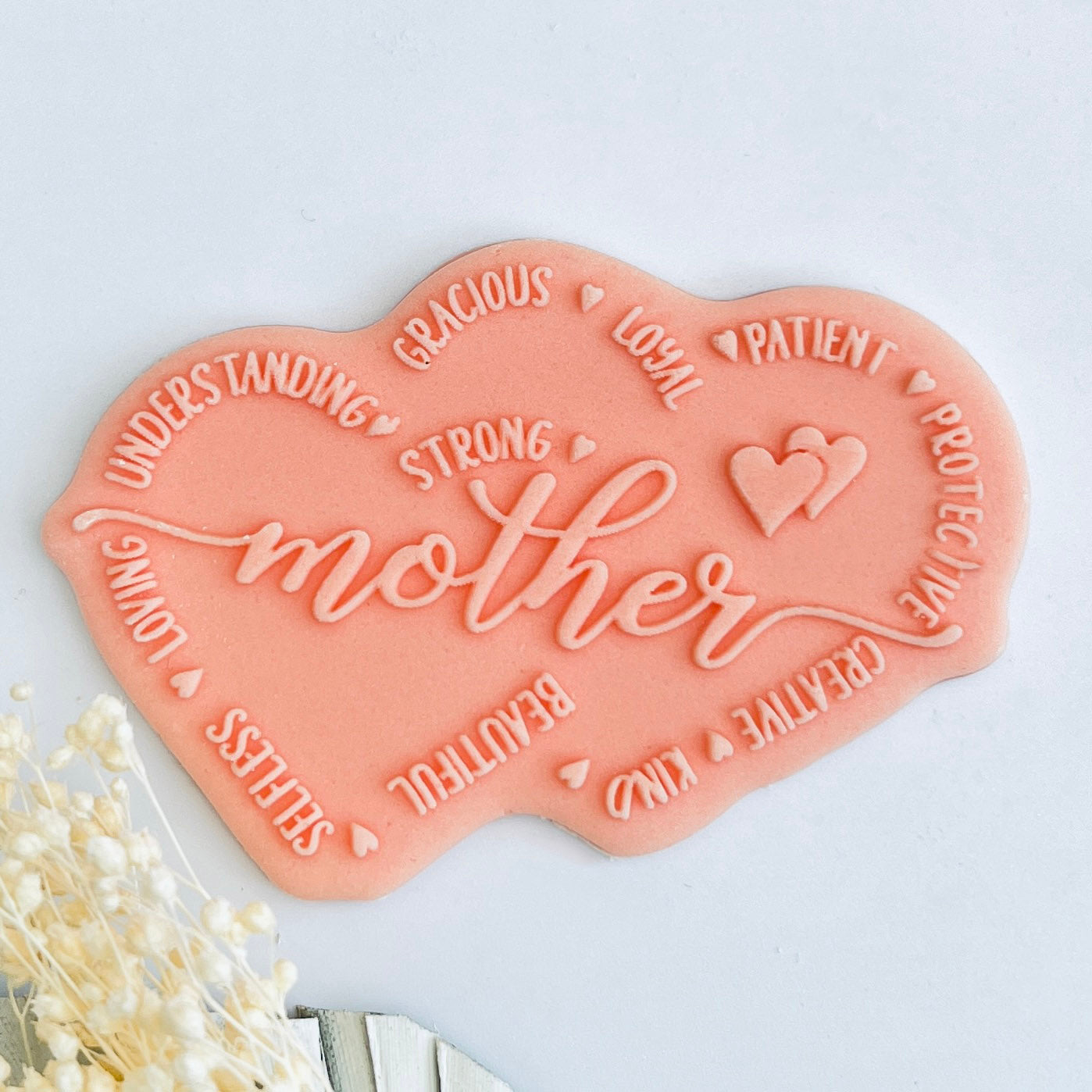Mother`s Day - Mother - Deboss Stamp and Matching Cutter image 0