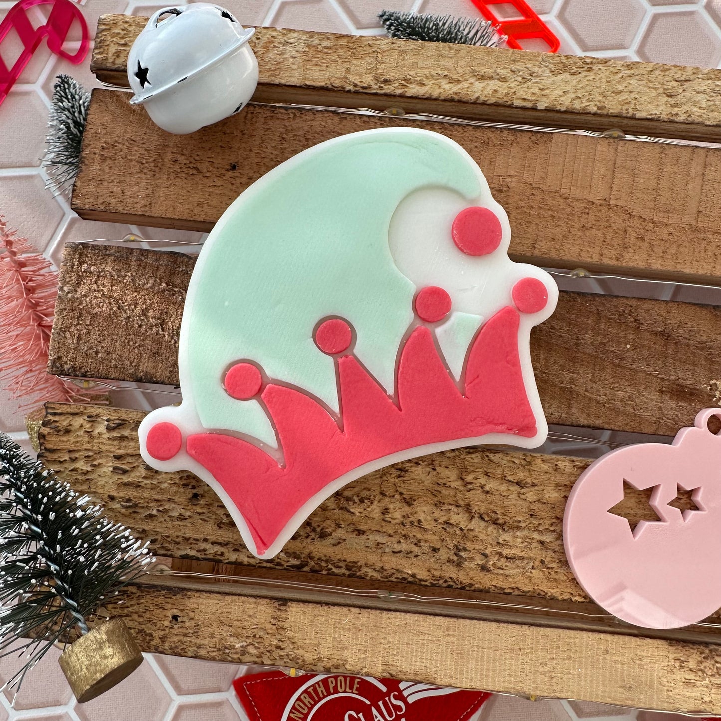 Elf hat -  PLA stamp and cutter image 0