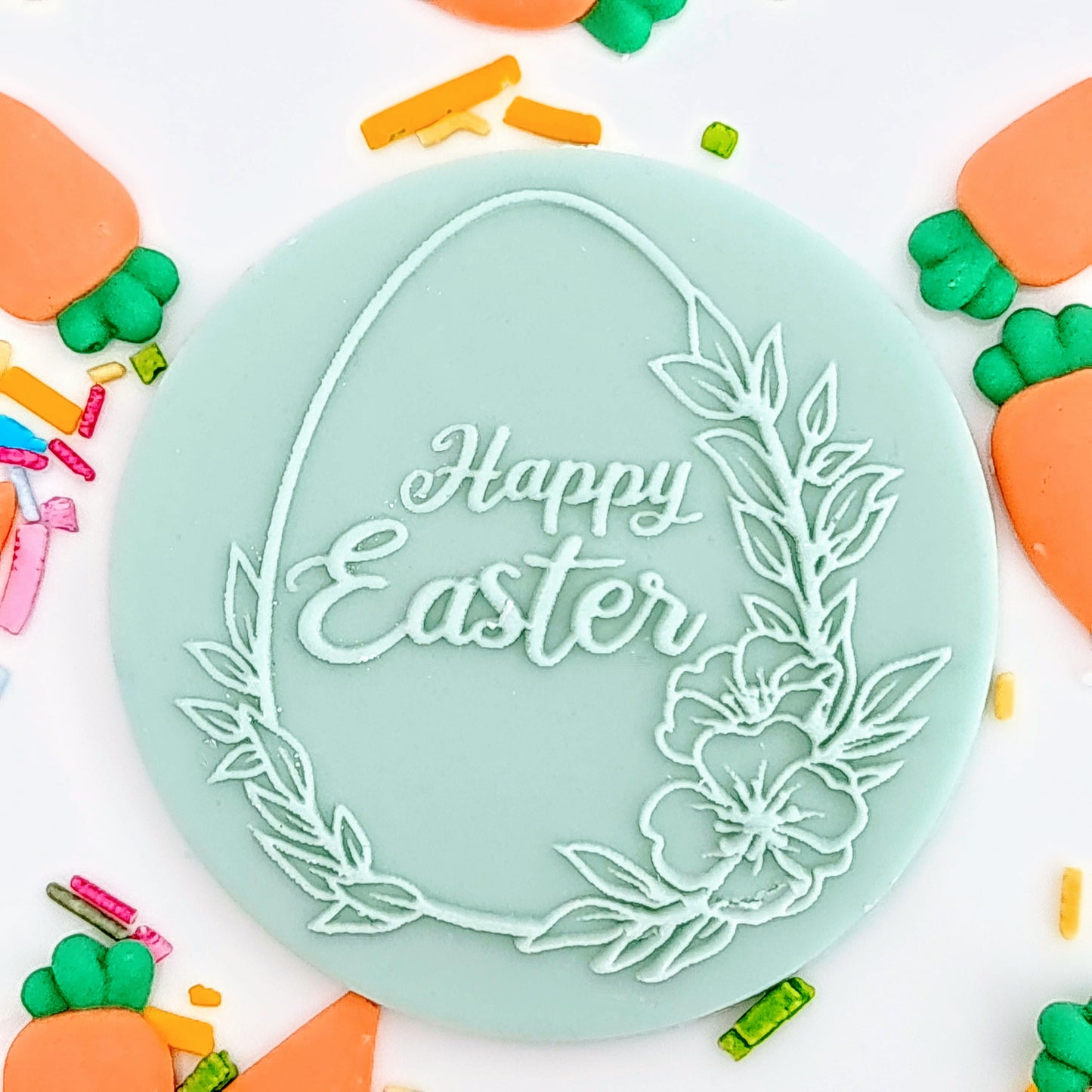 Happy Easter - Flower Wreath image 0