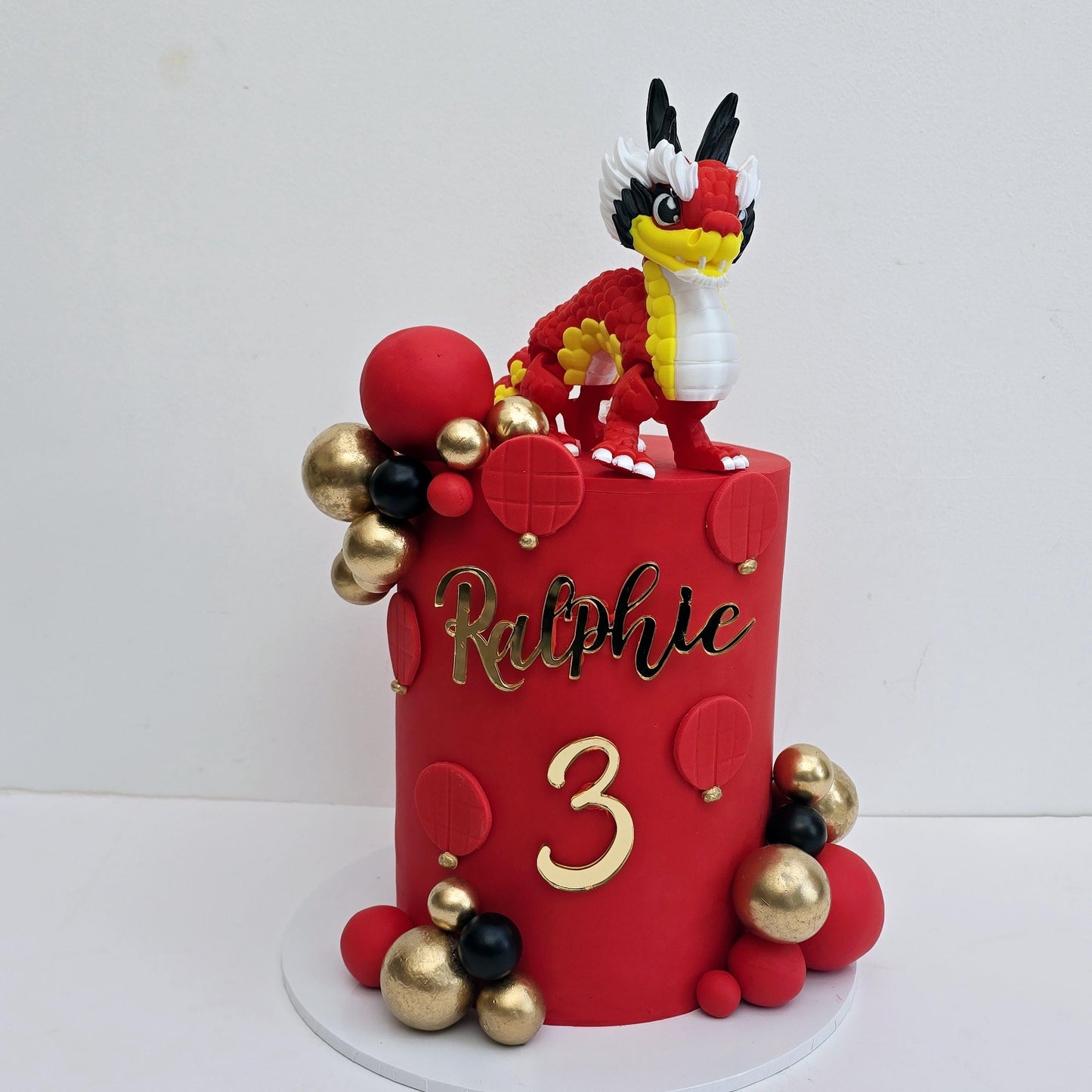 Personalised Name and Age acrylic cake charms, acrylic cake topper, cake charm