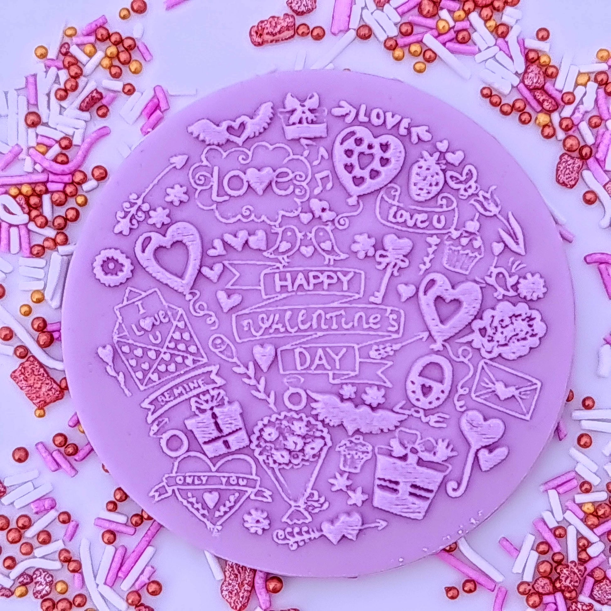 Valentine`s Day DeBoss - Happy Valentine`s Day - Small Patterns image 0