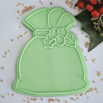 Christmas - Santa`s Sack Deboss and matching cutter image 0