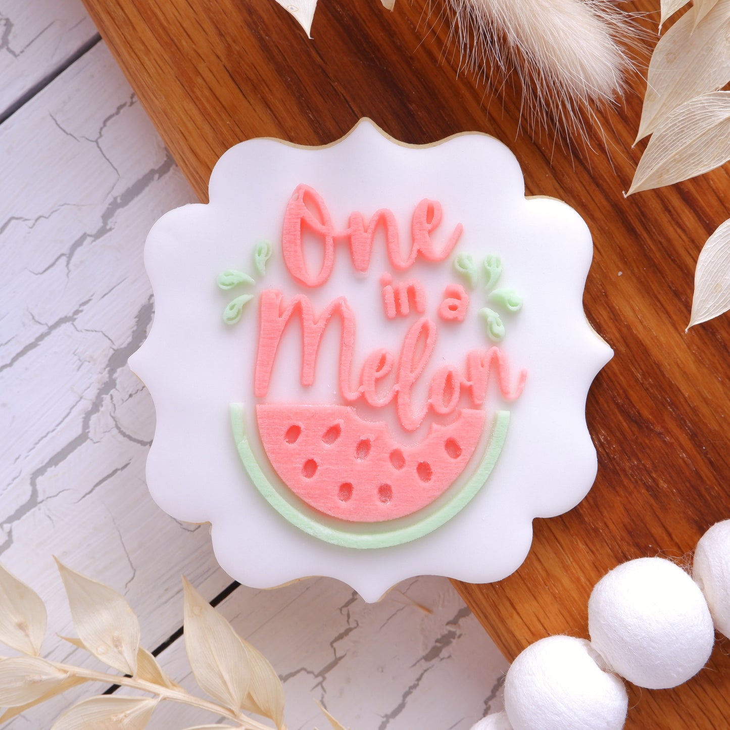 One in a melon - Deboss stamp image 0