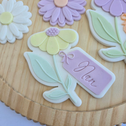 Daisy with a blank tag  - PLA embosser and matching cutter image 4