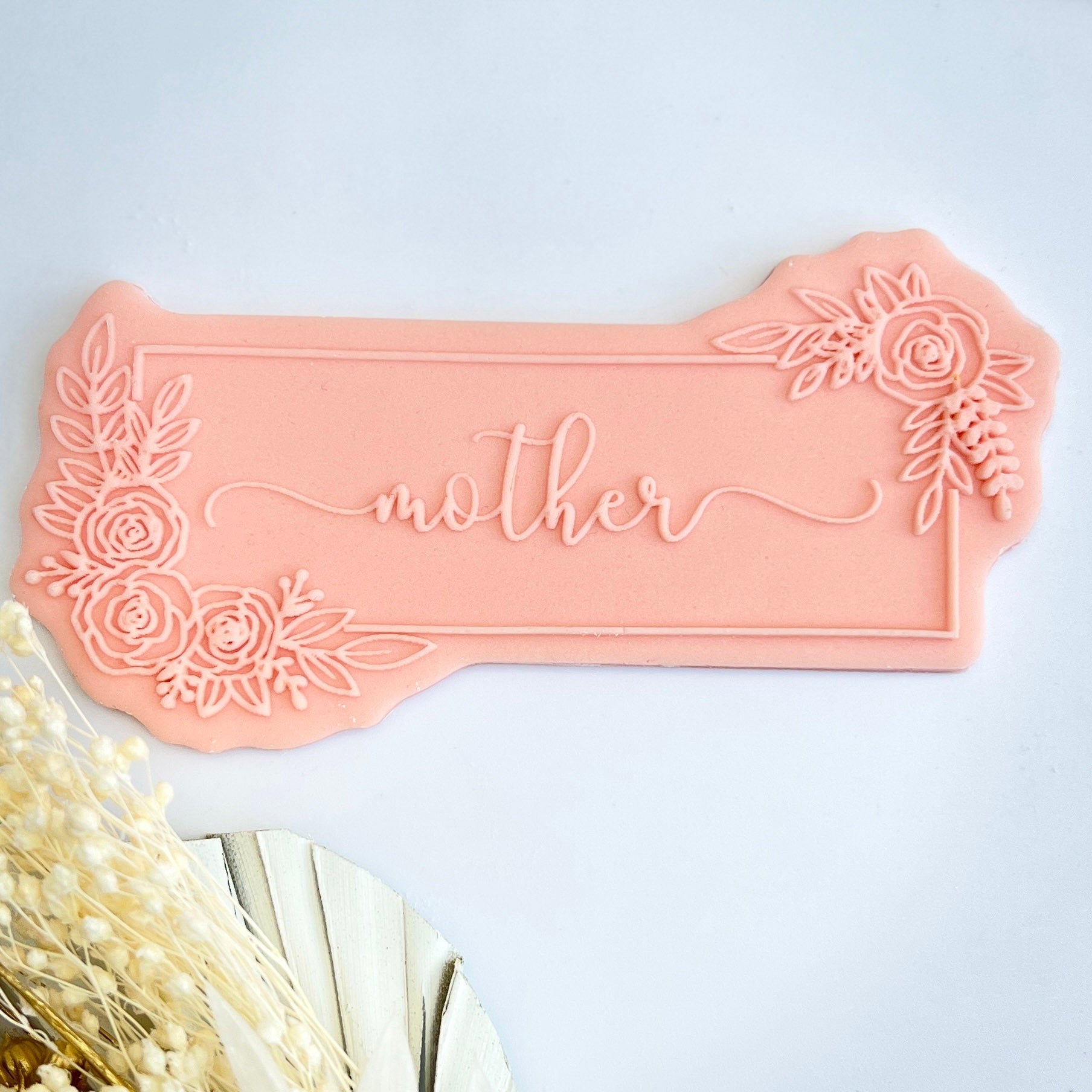 Mother`s Day - Mother  - Deboss Stamp and Matching Cut image 0