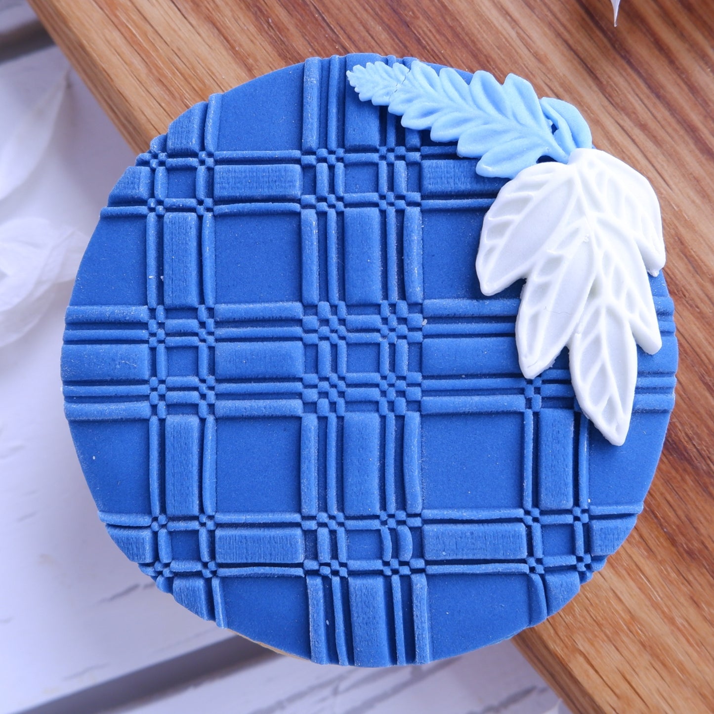 Plaid Pattern DeBoss  Stamp image 0