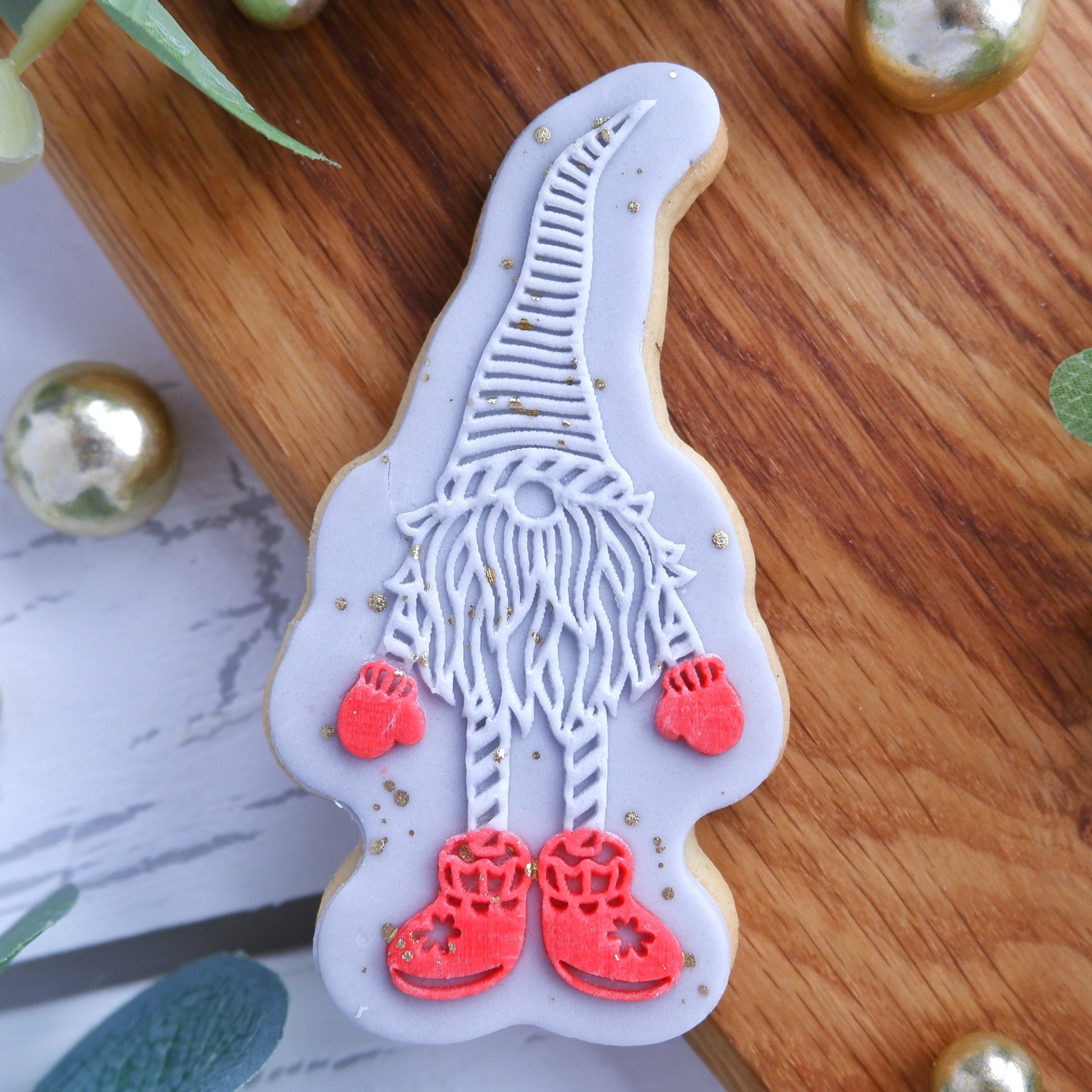 Christmas - Gnome DeBoss and matching Cutter image 0