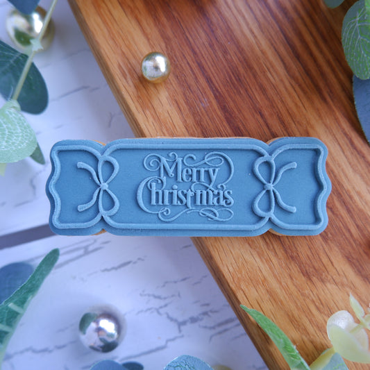 Christmas - Christmas cracker Deboss and Matching Cutter image 0