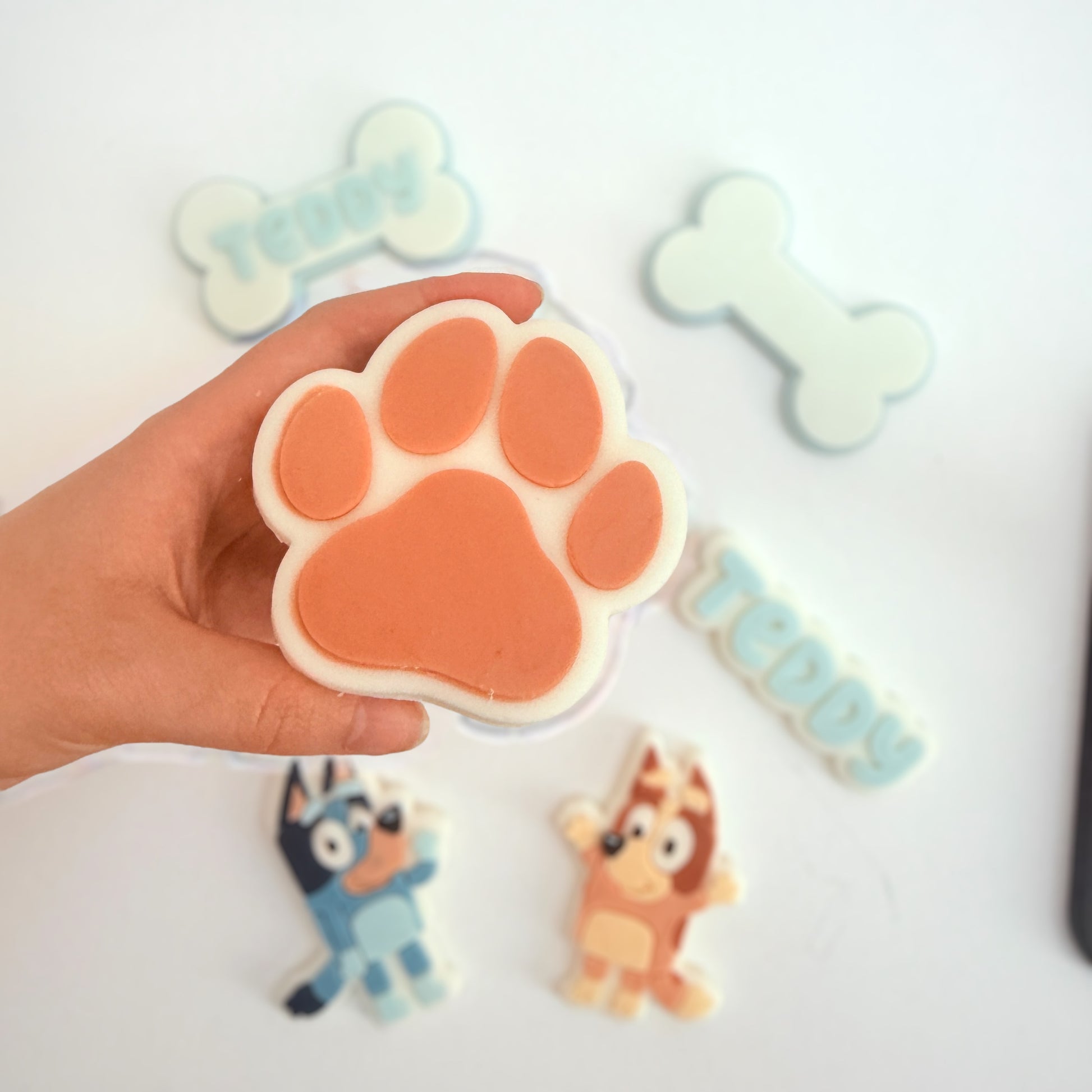 Dog Paw - PLA stamp and cutter image 0