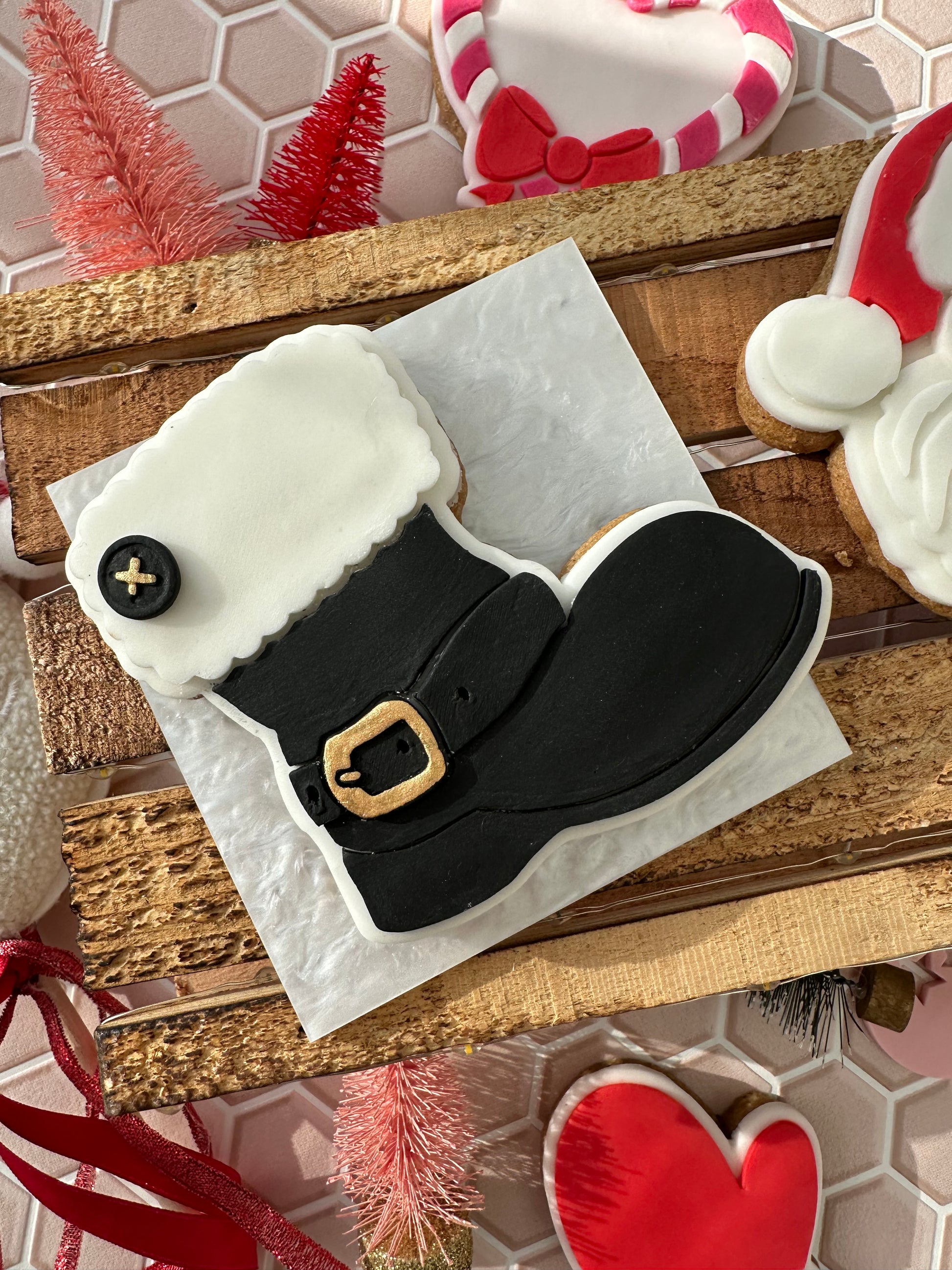 Santa`s boot -  PLA stamp and cutter image 0