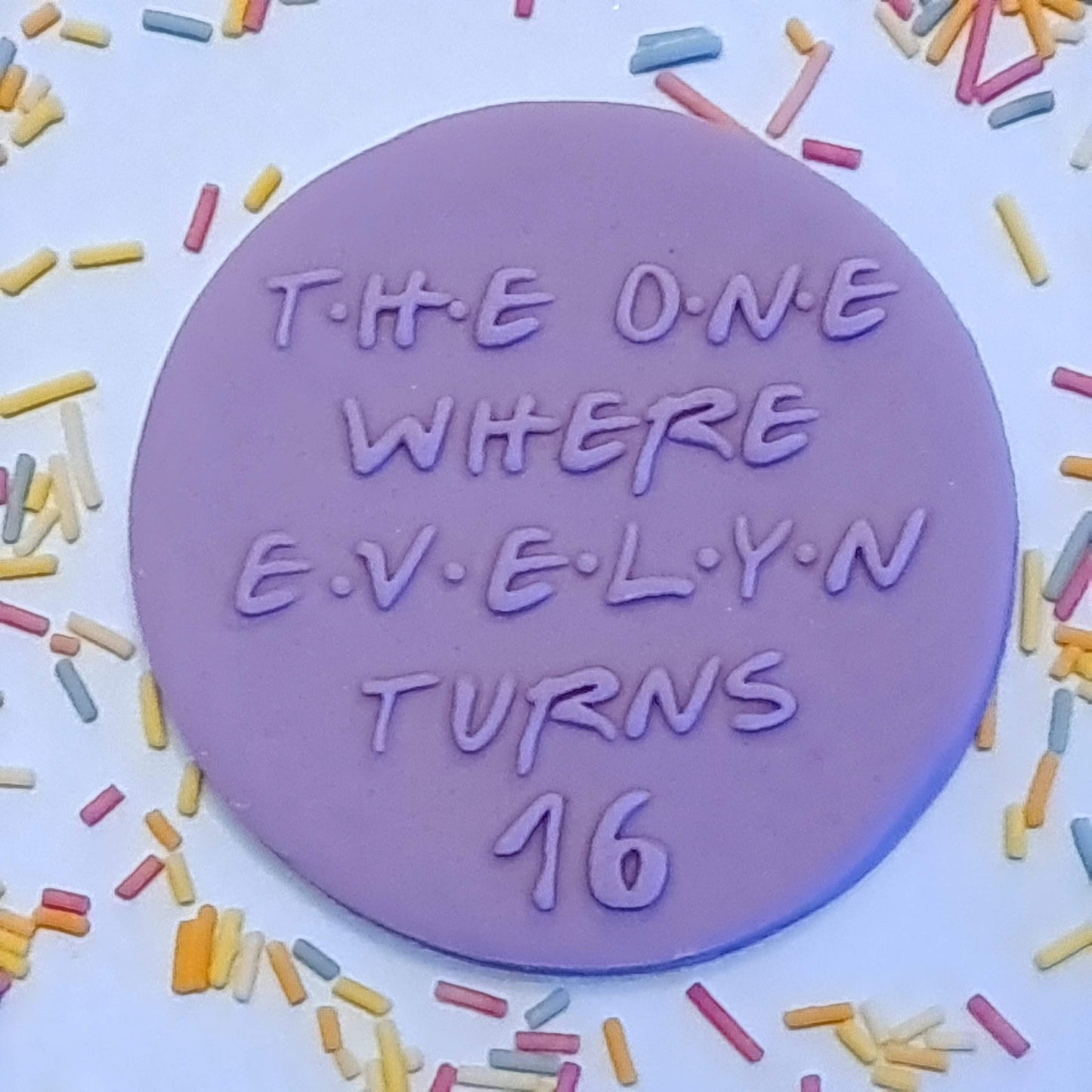 FRIENDS - The One Where - Personalized Deboss image 0