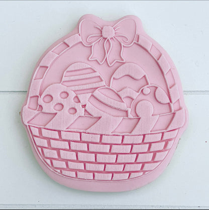 Easter Basket -  Deboss & Cutter image 1