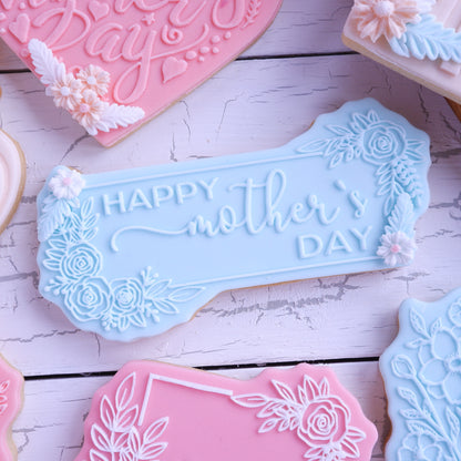 Mother`s Day - Happy Mother`s Day  - Deboss Stamp and Matching Cut image 0