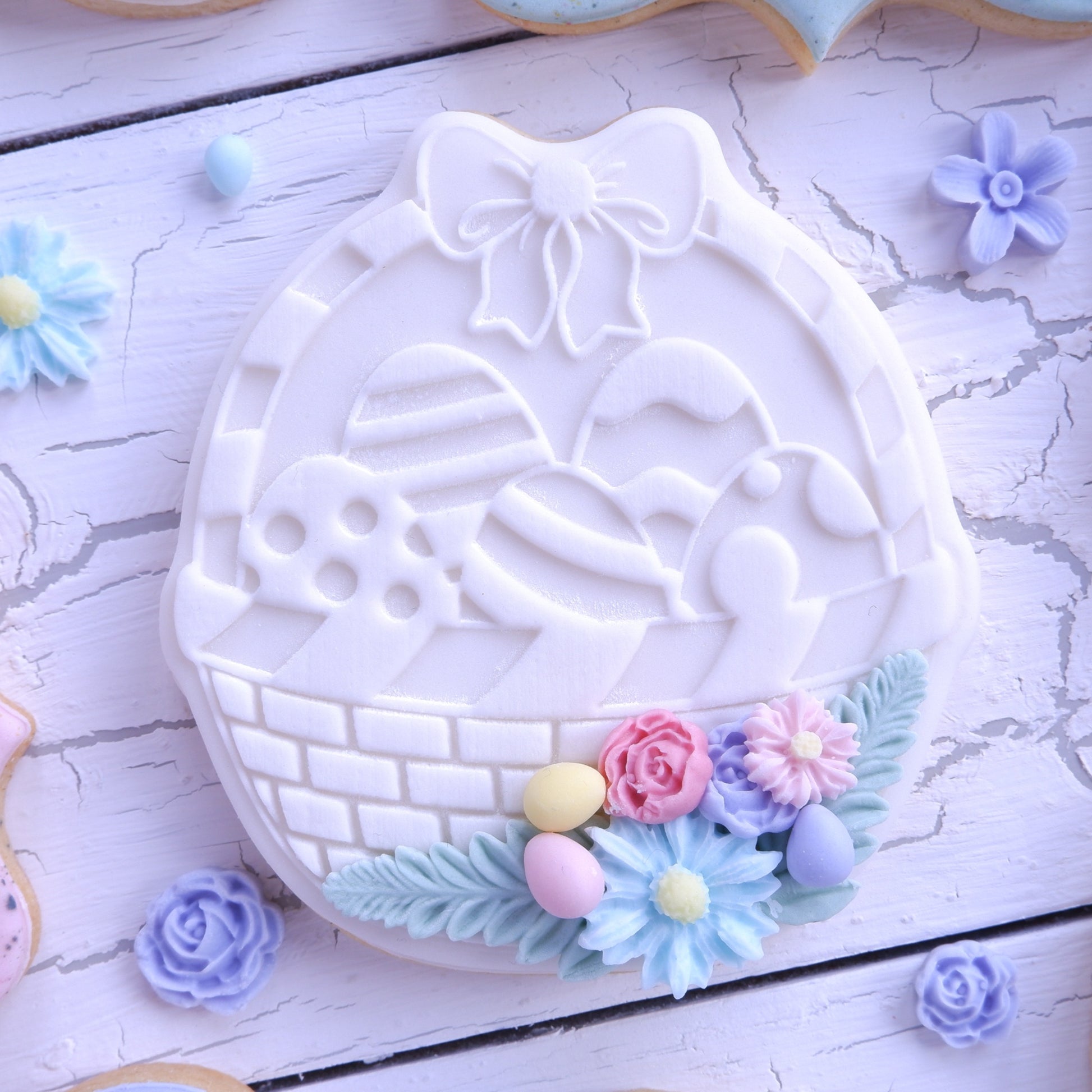 Easter Basket -  Deboss & Cutter image 0