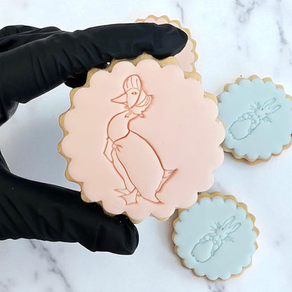 Custom Duck Cookie Stamp and Cutter Set