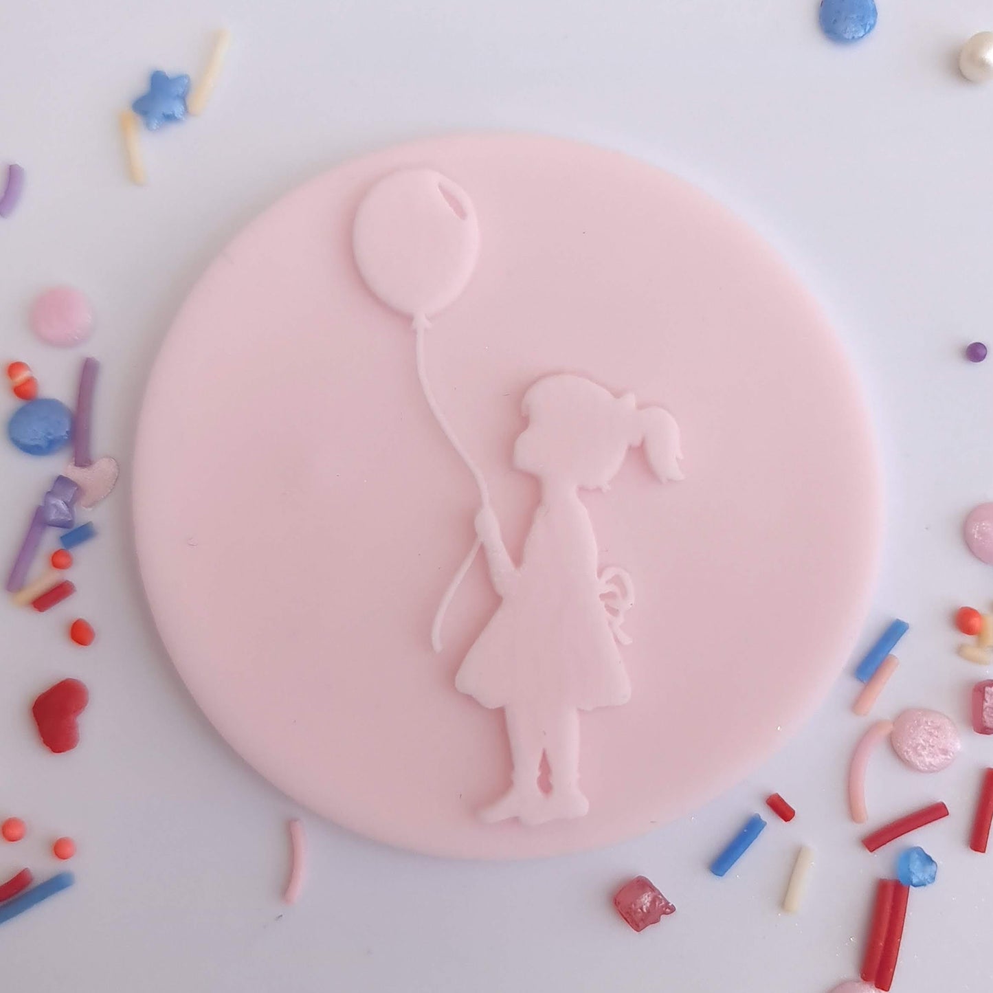 Happy Birthday - Little girl with a balloon image 0