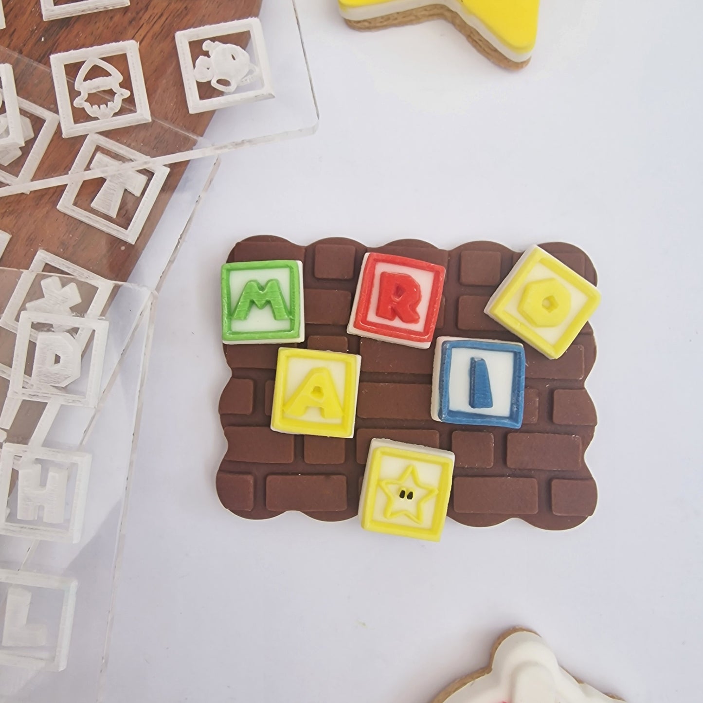 MARIO FONT LETTER BLOCKS image 0