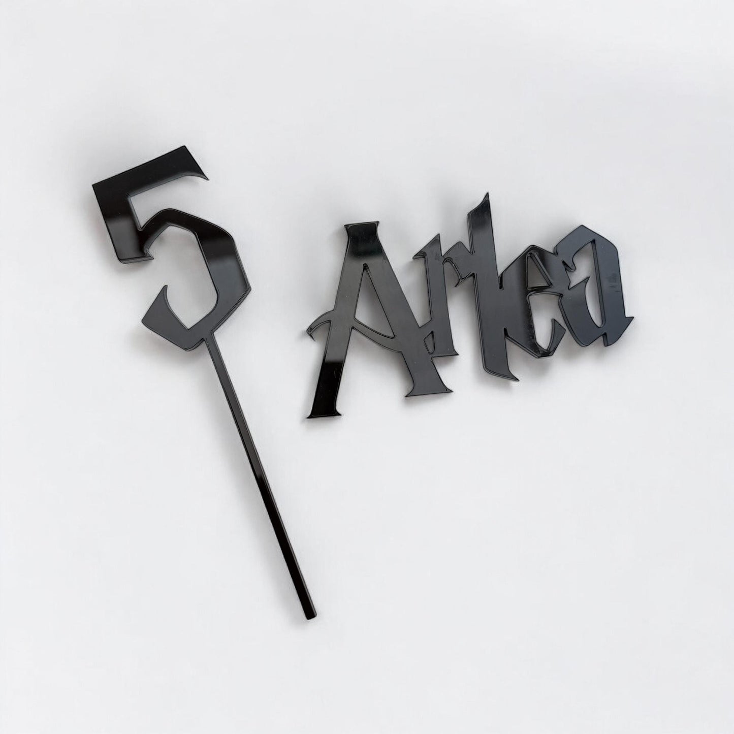 Wizard Theme Name and age topper set •  Spell School Inspired Cake Decorations • Wizard Boy Topper • Wizard Girl Topper