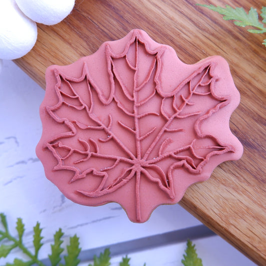 Woodland - Leaf DeBoss & Matching Cutter image 0