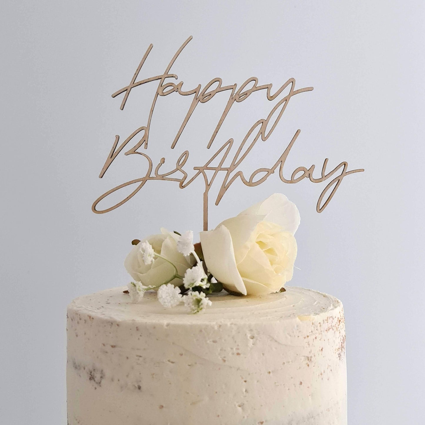 Happy Birthday cake topper