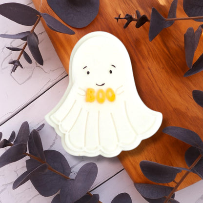 Cute ghost embosser fondant stamp and cutter, PLA embosser Cute Ghost, Halloween cookie embosser stamp & cutter, embosser, 3d printed