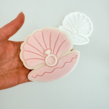 Ring clam- PLA stamp and cutter image 0