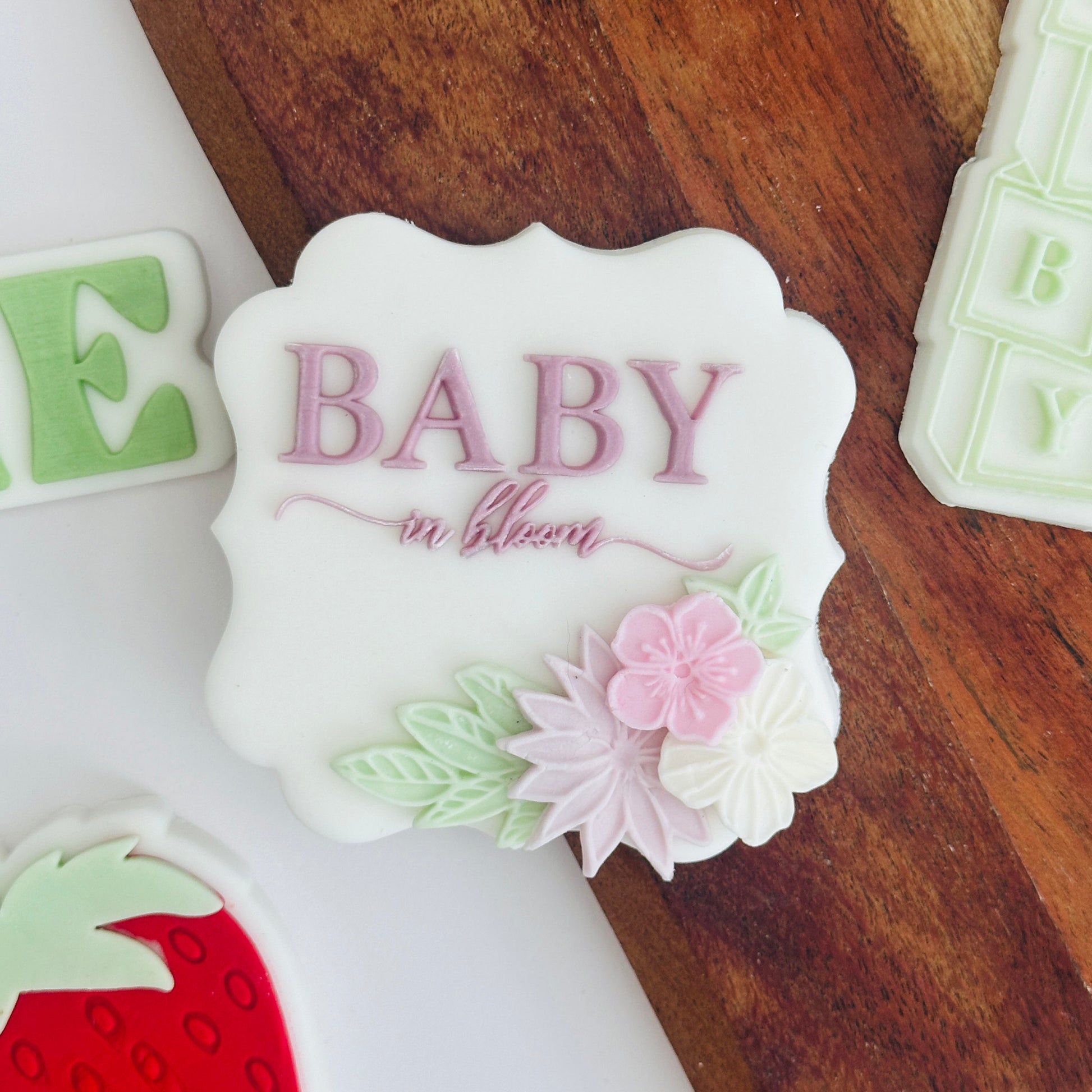 Baby in Bloom  - Stamp and Matching Cutter image 0
