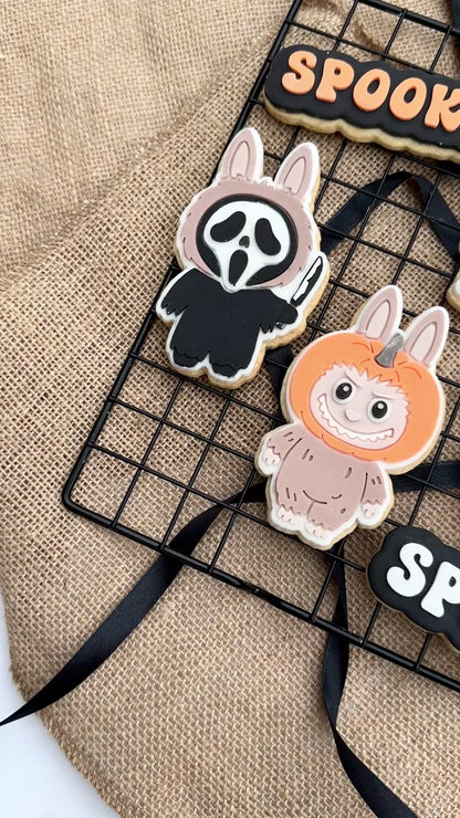 Skeleton Fluffy monster - PLA stamp and cutter